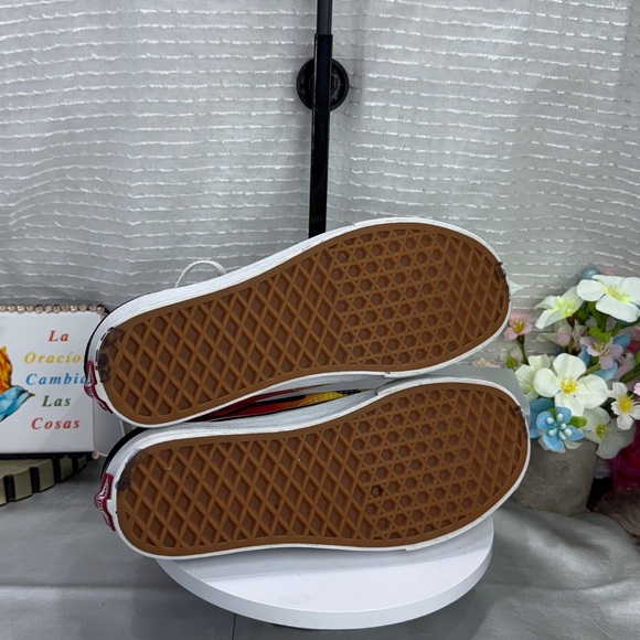 (S0)Vans Old Skool Flame Skater Low Top Canvas Shoes,Unisex,Sz 7.5 Women's/6 Men - Picture 5 of 11